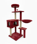 puppy lovers tiragraffi per gatti 120 cm con cuccia e amaca multilivello varie colorazioni ean 8054806950542
