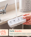 avilia home organizer pillole settimanale 7 giorni con contenitori giornalieri rimovibili e portatili ean 8052879011429