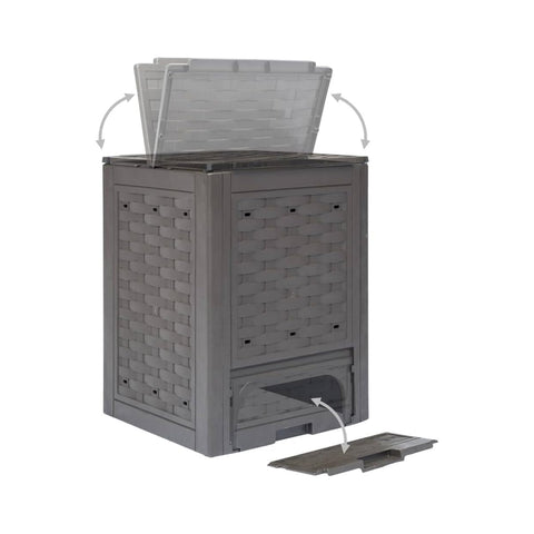 immagine-6-toomax-compostiera-da-giardino-in-rattan-300l-antracite-ean-8009371065016