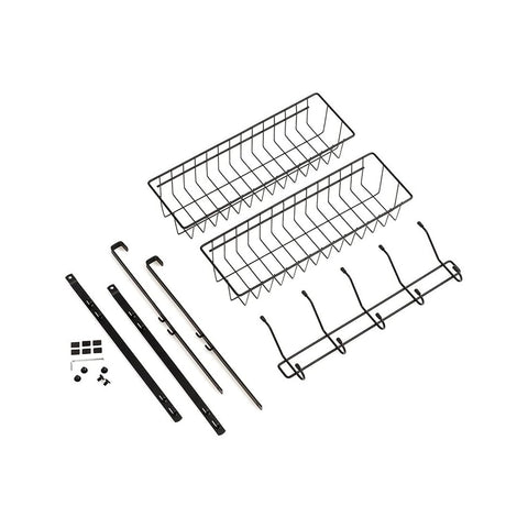 immagine-6-zeller-pensile-da-porta-multiuso-5-ganci-e-2-cestini-in-metallo-ean-4003368187730