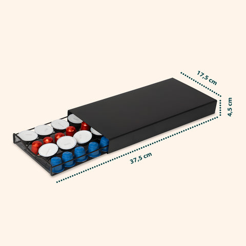 avilia organizer capsule 2 in 1 compatibile nespresso e a modo mio con base macchina ean 8015361084738