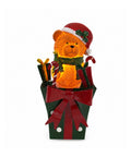 saint joy teddy beargift orsetto natalizio luminoso in scatola regalo luce led calda dimensioni 15x15x255 cm alimentazione a batterie ean 8050043127839