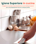Spianatoia per Impasto in Acciaio Inox 304 Satinato con Piegatura 2 cm