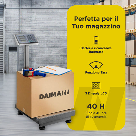 Display LCD della bilancia elettronica 300 kg