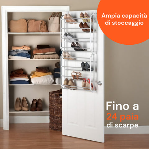 Scarpiera Per 24 Paia Di Scarpe Su Porta