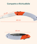 Segaccio Per Rami Richiudibile In Acciaio 40cm