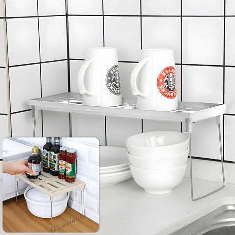 Avilia Set 3 Scaffali Richiudibili Salvaspazio Multiuso Design Compatto e Pieghevole Bianco Ean 8056819050189