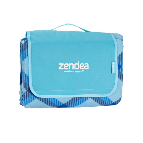 Zendea Coperta Telo Picnic 200x200cm in Poliestere Impermeabile con Manico e Tessuto Resistente Ean-8050030810379