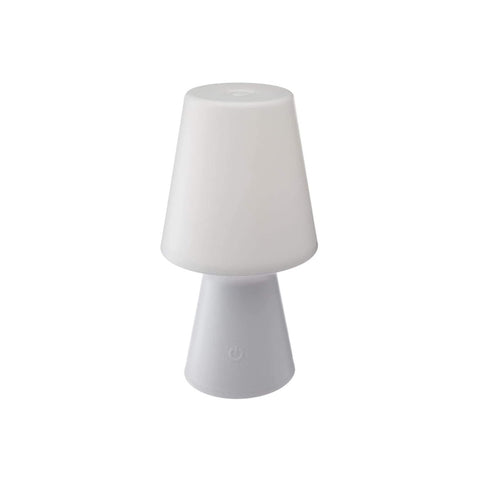 Biała lampka LED na baterie 23cm