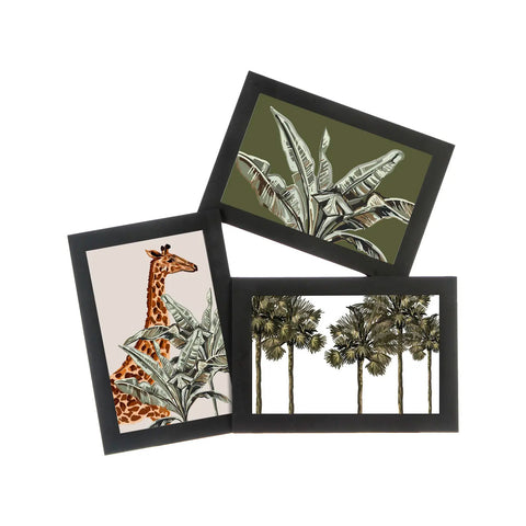 Set 3 Portafoto Grigio Scuro 29,5x28x7cm