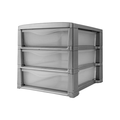 Cassettiera Spring Office A 3 Cassetti Grigio
