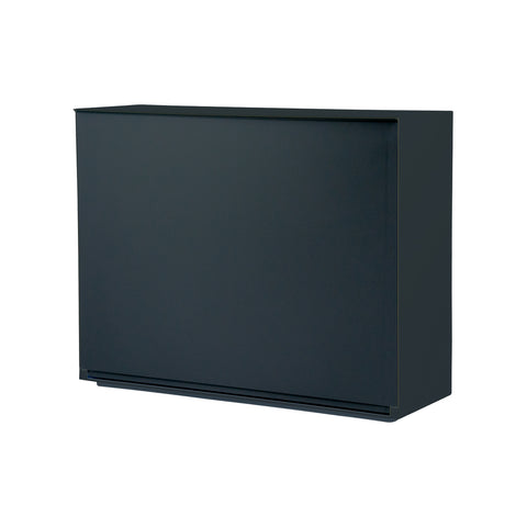 Scarpiera Liscia A Parete 16x51,5x39cm Nera