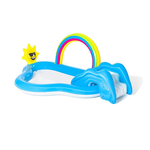 Piscina Arcobaleno Con Scivolo 257x91cm