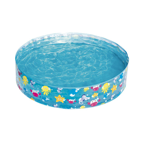 Piscina Rigida Con Fantasia Di Mare 152x25cm