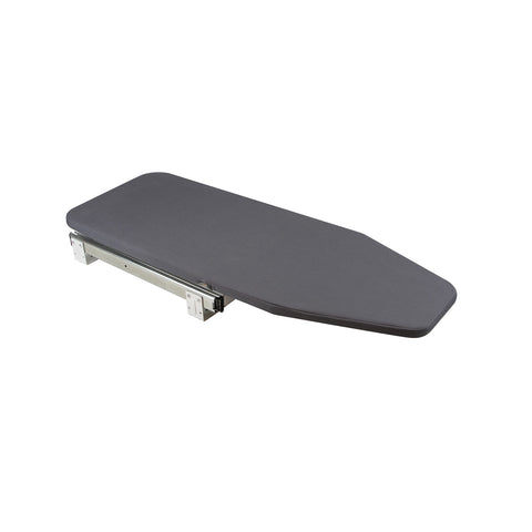 Asse Da Stiro Pieghevole 180° Con Slot Estraibile A Fissaggio Per Mobili 45x32x16cm