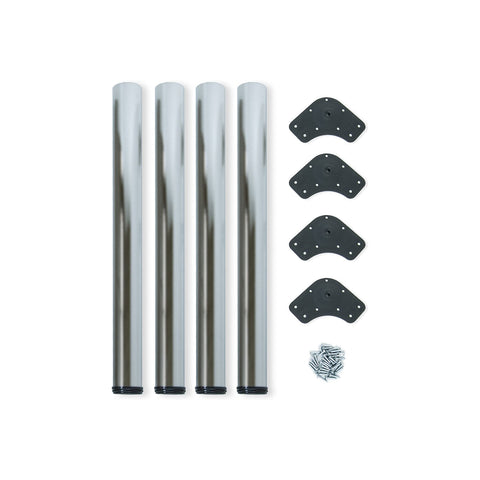 Zestaw 4 regulowanych nóg do stołu, śr. 60x710-730mm