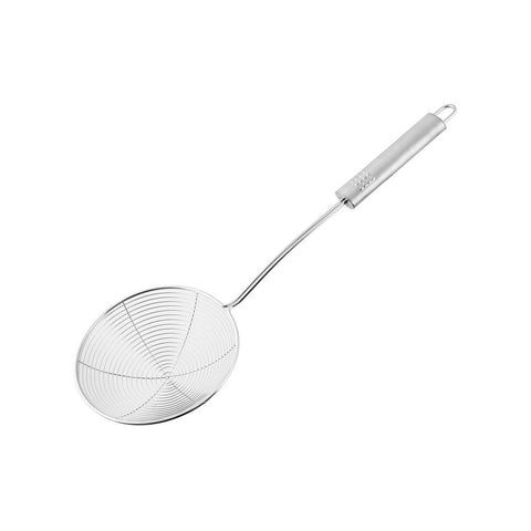 Ażurowa łyżka cedzakowa ze stali 12cm