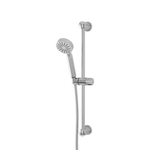 Saliscendi Cromato Con Soffione Monofunzione 11,5x6,5x58cm