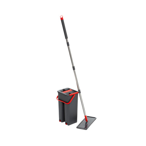 Zestaw Fast Mop z wiadrem, mopem do podłóg i 2 nakładkami, 4 l