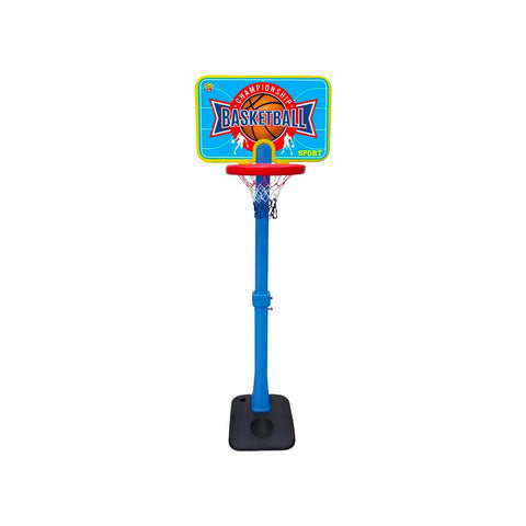 immagine-1-giaquinto-canestro-basket-con-piatana-regolabile-da-136-a-182-cm-e-palla-inclusa-ean-8056448000609