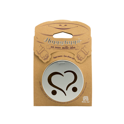 Tappo Per Barattoli Con Cuore 70mm