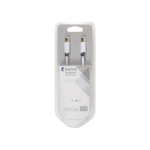 Kabel koncentryczny męski – męski 1m