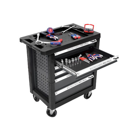 Carrello Da Officina Con 129 Attrezzi