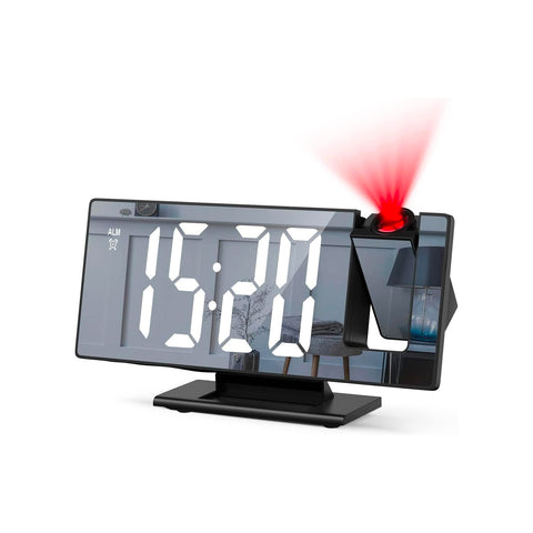 Orologio Specchio A Led Tonalità Mista