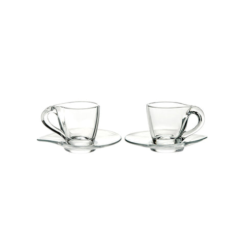 Set 6 Tazzine Da Caffé Con Piattino