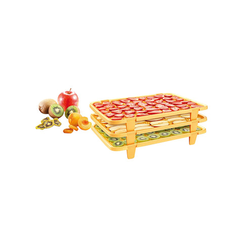 Zestaw 3 plastikowych ramek do suszarki 37x26x14cm