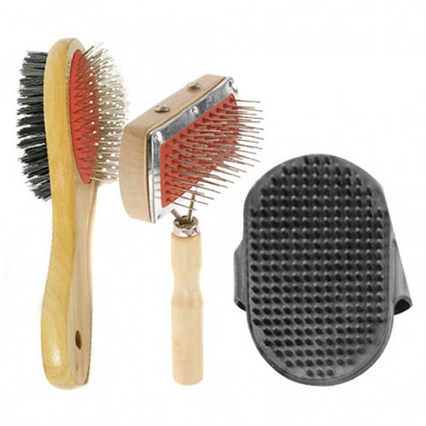 Set 3 Spazzole Massaggianti Per Nodi