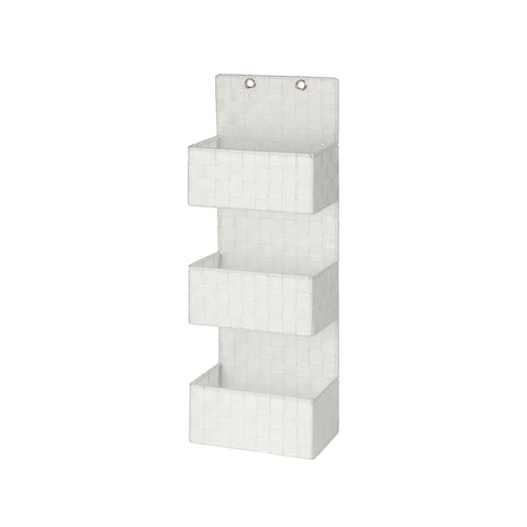 Cestino Da Appendere 3 Scomparti 25x15x48cm