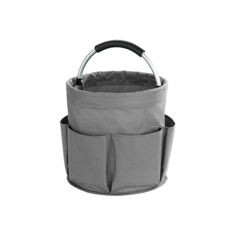 Cestino Organizer Richiudibile Per Giardino E Pulizia Grigio