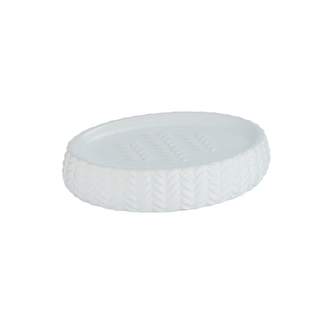 Portasapone Barinas Bianco Ceramica