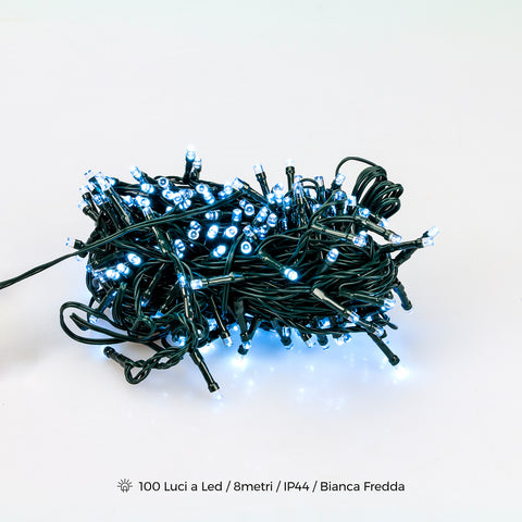 Łańcuch świetlny, 100 diod LED, IP44