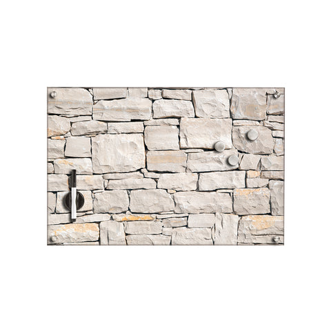 Memo Board in Vetro 60×40 cm – Magnetica, Design Effetto Muro