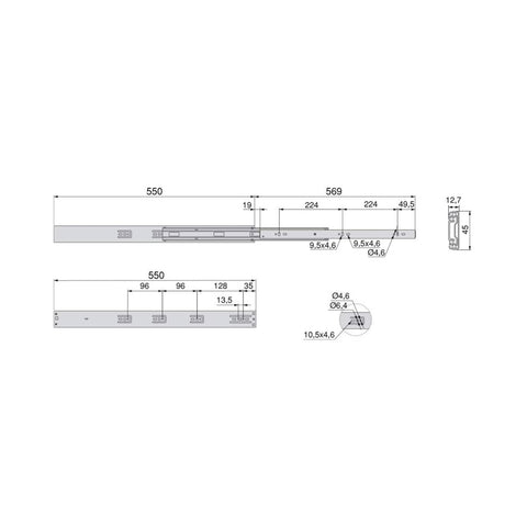 immagine-2-emuca-set-5-guide-a-sfera-per-cassetti-550mm-ean-8432393011912