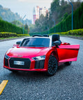immagine-2-giaquinto-macchina-elettrica-audi-r8-spyder-rossa-12v-45ah-106x60x41cm-ean-8058486057089