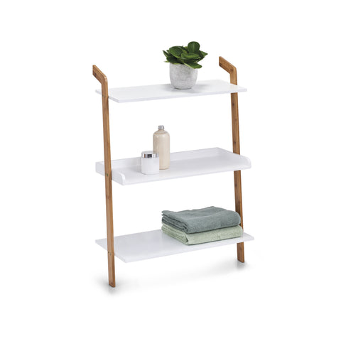 immagine-2-zeller-organizer-in-bamboomdf-bianco-3-ripiani-ean-4003368188669