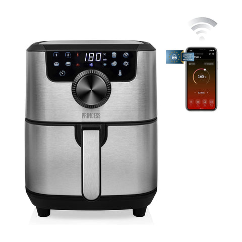 Friggitrice Ad Aria In Acciaio Inox 4,5l 1500w